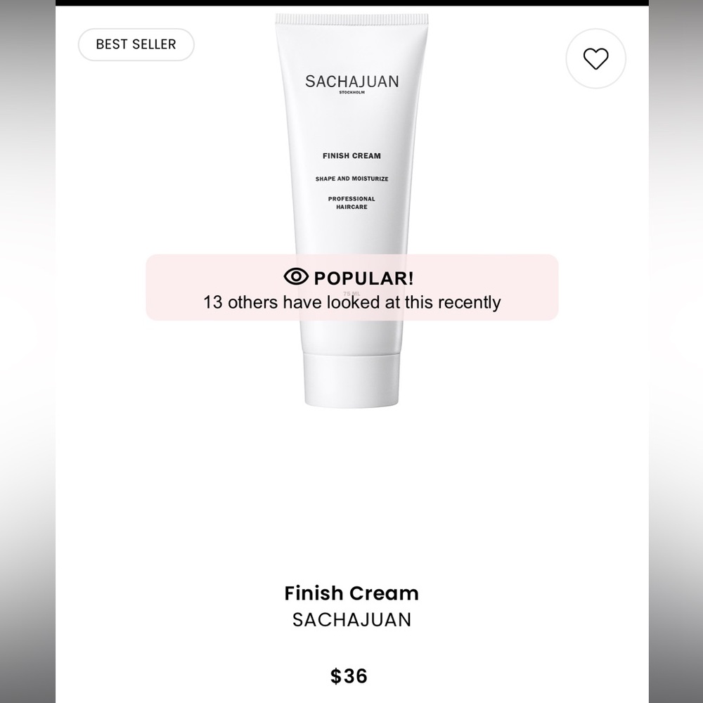 Sachajuan Finish Cream